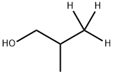2-メチル-D3-プロピルアルコール 化学構造式