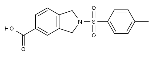 2-对甲苯磺酰异吲哚啉-5-甲酸, 959271-74-0, 结构式