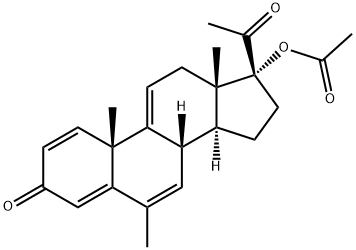FluoroMetholone Acetate 6,9(11)-diene IMpurity Structure