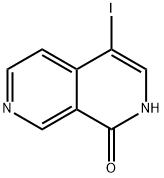 4-碘-2,7-萘啶-1(2H)-酮 结构式