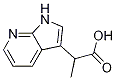 2-(1H-Pyrrolo[2,3-b]pyridin-3-yl)-propionic acid Struktur