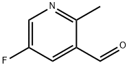 5-FLUORO-2-METHYL-3-PYRIDINECARBOXALDEHYDE Structure