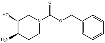 (3R,4R)-4-氨基-3-羟基哌啶-1-羧酸苄酯, 959617-87-9, 结构式