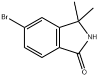 5-Bromo-3,3-dimethyl-isoindolin-1-one Struktur