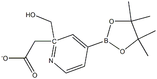 2-PYRIDINEMETHANOL, 4-(4,4,5,5-TETRAMETHYL-1,3,2-DIOXABOROLAN-2-YL)-, 2-ACETATE Structure
