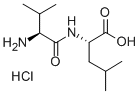 H-VAL-LEU-OH・HCL 化学構造式