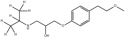 rac Metoprolol-d7 Structure