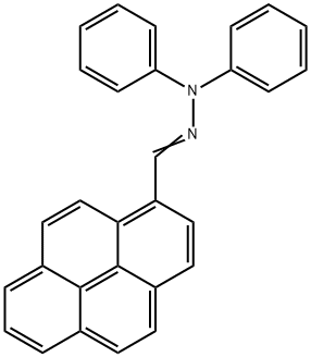 Pyrene-3-aldehyde-N,N-diphenylhydrazone Structure