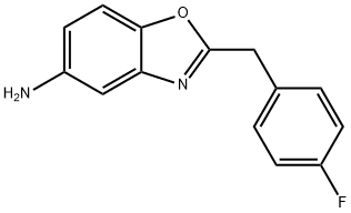 2-(4-fluorobenzyl)-1,3-benzoxazol-5-amine Structure