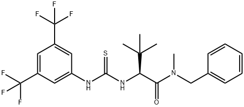 S-2-[[3,5-双(三氟甲基)苯基]硫脲基]-N-苄基-N,3,3-三甲基丁酰胺, 959979-30-7, 结构式