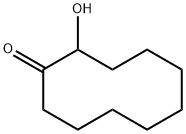 2-ヒドロキシシクロデカン-1-オン 化学構造式