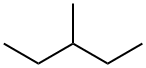 3-メチルペンタン 化学構造式