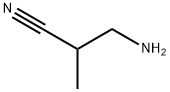 3-アミノ-2-メチルプロパンニトリル 化学構造式