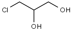 3-氯-1,2-丙二醇,96-24-2,结构式