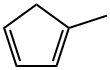1-メチル-1,3-シクロペンタジエン 化学構造式