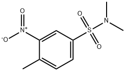 N,N-dimethyl-2-nitrotoluene-4-sulphonamide  Struktur