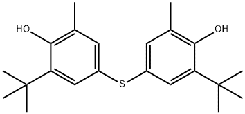 4,4'-Thiobis(2-methyl-6-tert-butylphenol) Struktur