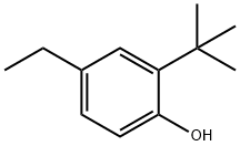 2-tert-ブチル-4-エチルフェノール 化学構造式