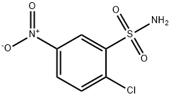 2-CHLORO-5-NITROBENZENESULFONAMIDE Structure