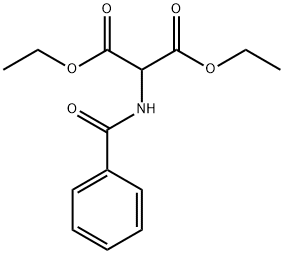 diethyl benzamidomalonate  Struktur