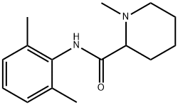 N-(2,6-dimethylphenyl)-1-methylpiperidine-2-carboxamide  Structure