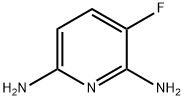 3-フルオロピリジン-2,6-ジアミン 化学構造式