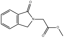 (1-オキソ-1,3-ジヒドロ-2H-イソインドール-2-イル)酢酸メチル 化学構造式