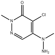 4-CHLORO-2-METHYL-5-(1-METHYLHYDRAZINO)-2,3-DIHYDROPYRIDAZIN-3-ONE Structure