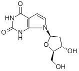 7-DEAZA-2'-DEOXYXANTHOSINE Structure