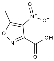 5-甲基-4-硝基-3-异噁唑羧酸,960225-75-6,结构式