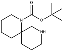 TERT-BUTYL 1,8-DIAZASPIRO[5.5]UNDECANE-1-CARBOXYLATE Structure