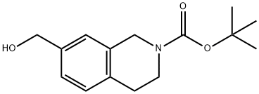 tert-butyl 7-(hydroxymethyl)-3,4-dihydroisoquinoline-2(1H)-carboxylate, 960305-55-9, 结构式