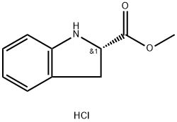 METHYL 2-INDOLINECARBOXYLATE 化学構造式
