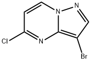 3-BROMO-5-CHLOROPYRAZOLO[1,5-A]PYRIMIDINE Structure