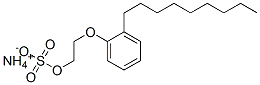 ammonium 2-(nonylphenoxy)ethyl sulphate Struktur