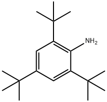 2,4,6-トリ-tert-ブチルアニリン 化学構造式