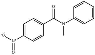 N-メチル-4-ニトロ-N-フェニルベンズアミド 化学構造式
