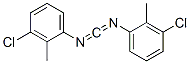N,N'-Bis(3-chloro-2-methylphenyl)carbodiimide 结构式