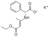 Potassium (R)-[(3-ethoxy-1-methyl-3-oxoprop-1-enyl)amino]phenylacetate