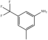 3-甲基-5-三氟甲基苯胺,96100-12-8,结构式