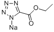 1H-四唑-5-羧酸乙酯钠盐 结构式