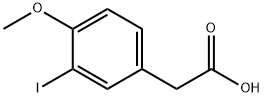 (3-IODO-4-METHOXYPHENYL)ACETIC ACID Struktur