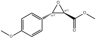 3-(4-甲氧基苯基)环氧乙烷-2-甲酸甲酯 结构式
