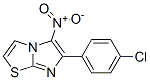 5-nitro-6-p-chlorophenylimidazo(2,1-b)thiazole Structure