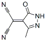 Propanedinitrile,  (1,5-dihydro-3-methyl-5-oxo-4H-pyrazol-4-ylidene)-  (9CI) Structure