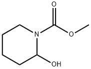 1-Piperidinecarboxylicacid,2-hydroxy-,methylester(9CI) Structure
