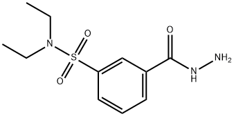 3-肼甲酰基-N,N-二乙基本磺酰胺 结构式
