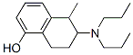5-hydroxy-1-methyl-2-(di-n-propylamino)tetralin 结构式