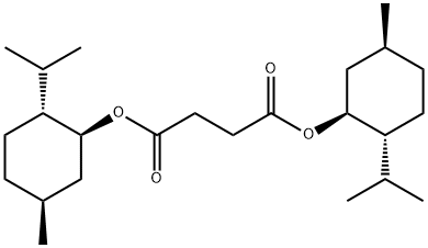 (1S)-(+)-琥珀酸二薄荷酯, 96149-05-2, 结构式
