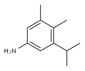4,5-Dimethyl-3-(1-methylethyl)benzenamine Struktur